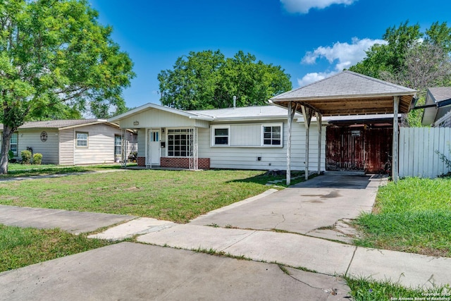 222 Laurelwood, San Antonio, TX 78213 - view of front of property with driveway and an attached carport