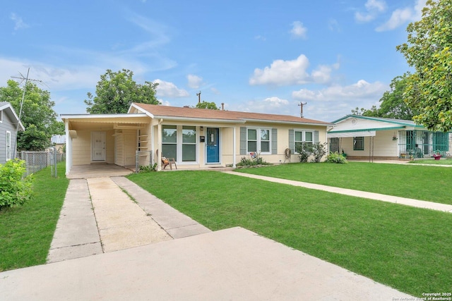 239 Banbridge, San Antonio, TX 78223 - ranch-style home featuring concrete driveway and a carport