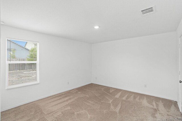 5455 Daphne Path, San Antonio, TX 78253 - carpeted empty room featuring baseboards and recessed lighting