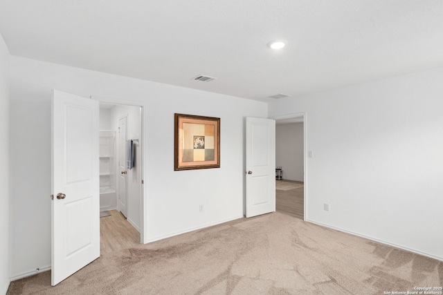 5455 Daphne Path, San Antonio, TX 78253 - unfurnished bedroom featuring light carpet, baseboards, and recessed lighting