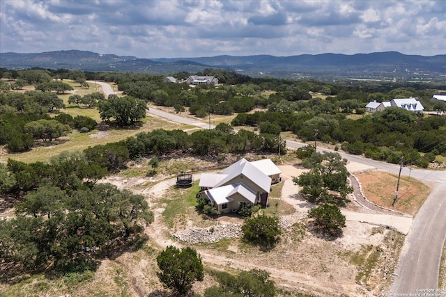 122 Twisting Oaks Ct, Pipe Creek, TX 78063 - view from above of property featuring a mountainous background