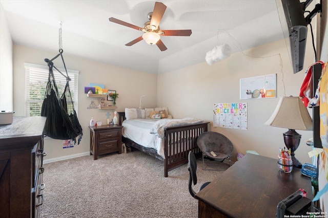 1989 Kalli Jo, New Braunfels, TX 78130 - carpeted bedroom featuring ceiling fan