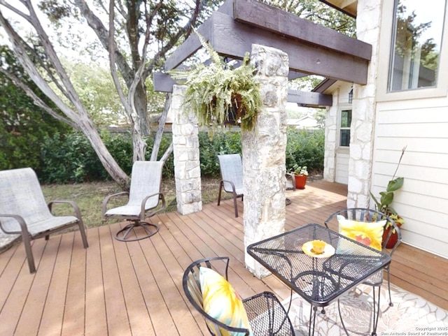 16930 Hidden Timber Wood, San Antonio, TX 78248 - view of wooden deck