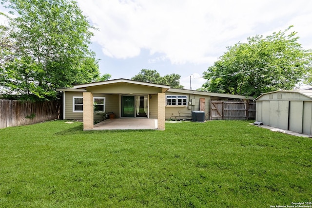 435 Sharon, San Antonio, TX 78216 - rear view of property with a patio and central AC unit