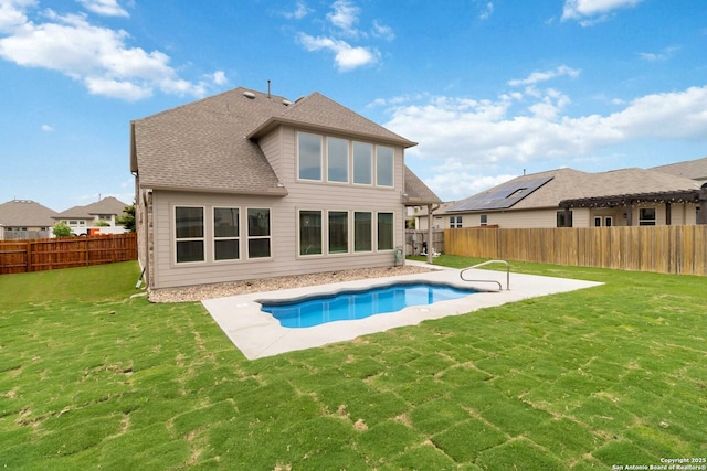 13917 Westbury Fls, San Antonio, TX 78253 - rear view of property with a patio area and a shingled roof