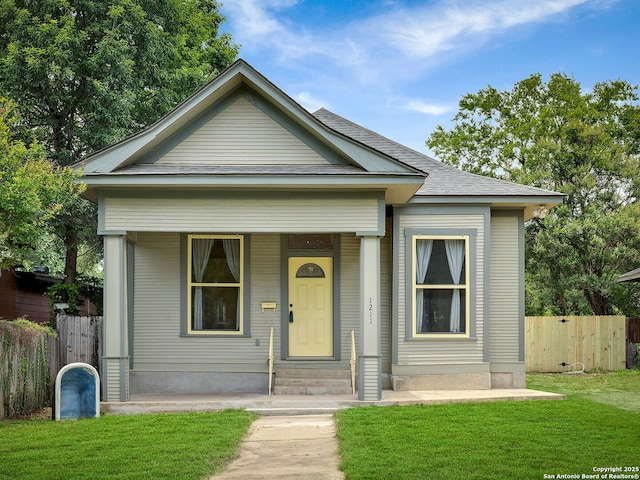 1211 W Magnolia Ave, San Antonio, TX 78201 - view of front of house featuring entry steps and covered porch