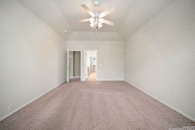 1014 Windy Pond, San Antonio, TX 78260 - unfurnished bedroom with light colored carpet, baseboards, and ceiling fan