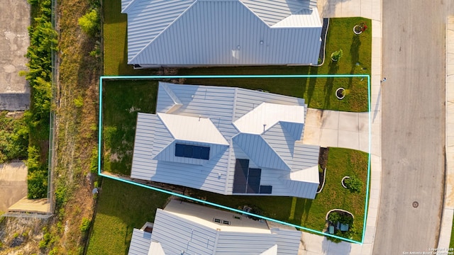 6827 Bella Verso, San Antonio, TX 78256 - aerial view of property's location featuring property parcel outlined