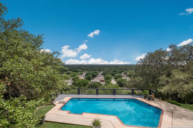 14706 War Admiral, San Antonio, TX 78248 - view of pool with a forest view