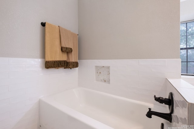 14706 War Admiral, San Antonio, TX 78248 - full bathroom with a bath and tile walls