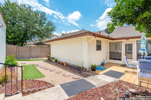 5823 Archwood, San Antonio, TX 78239 - view of property exterior featuring a patio area and stucco siding