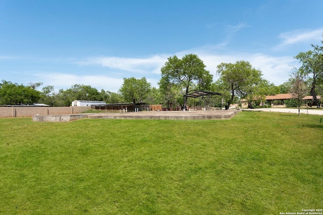8608 S Foster Rd, San Antonio, TX 78222 - view of yard featuring a gazebo
