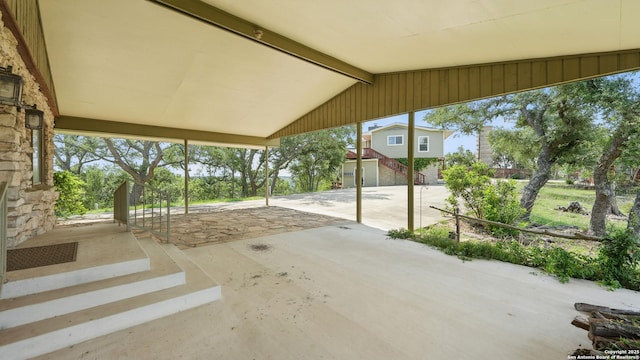 1001 Naked Indian, New Braunfels, TX 78132 - view of patio / terrace featuring a carport