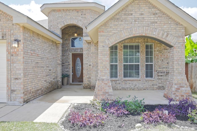 8022 Grissom Crst, San Antonio, TX 78251 - entrance to property featuring brick siding