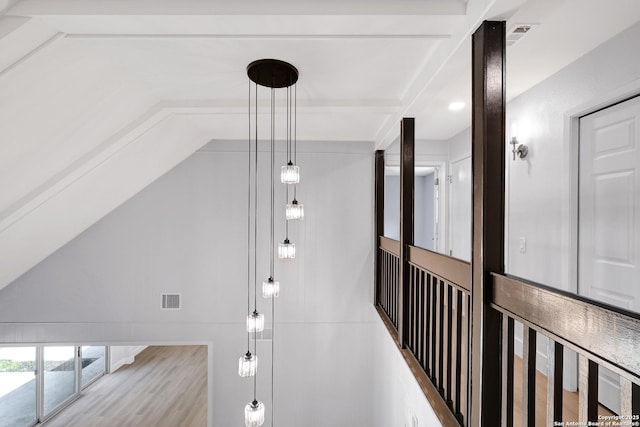 5411 Lancashire, San Antonio, TX 78230 - corridor with vaulted ceiling