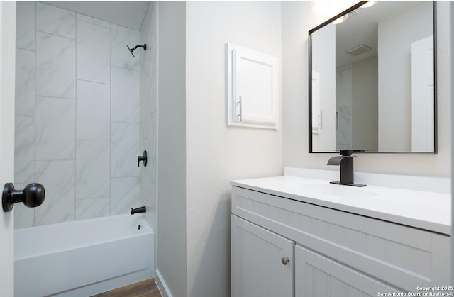 11375 Olney Spgs, San Antonio, TX 78245 - bathroom featuring vanity and  shower combination