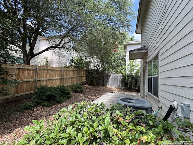 5514 Justin, San Antonio, TX 78240 - fenced backyard with cooling unit