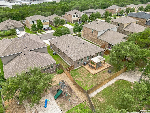 124 Mary Max Cir, San Marcos, TX 78666 - aerial perspective of suburban area
