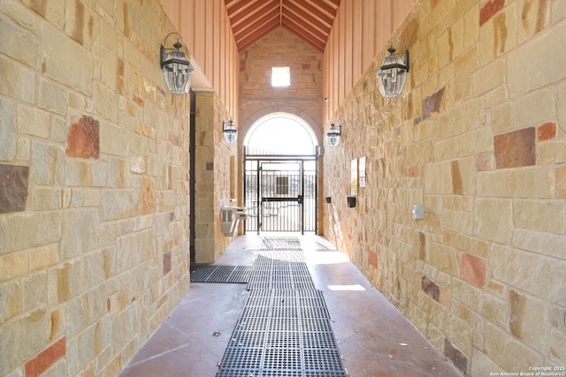 14042 Gemma, San Antonio, TX 78253 - hall with high vaulted ceiling