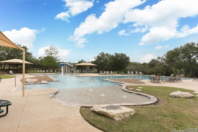 14042 Gemma, San Antonio, TX 78253 - community pool featuring a gazebo and a patio area