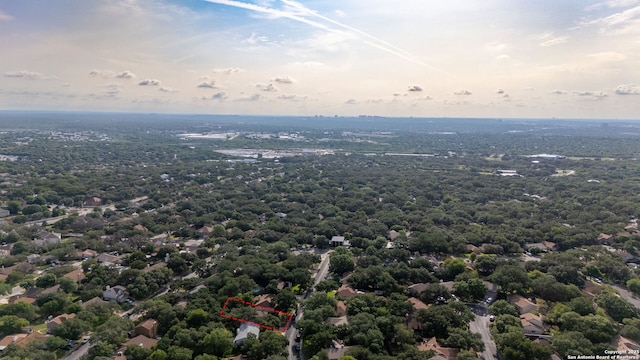 5535 Timber Cyn, San Antonio, TX 78250 - aerial view of property's location featuring property parcel outlined
