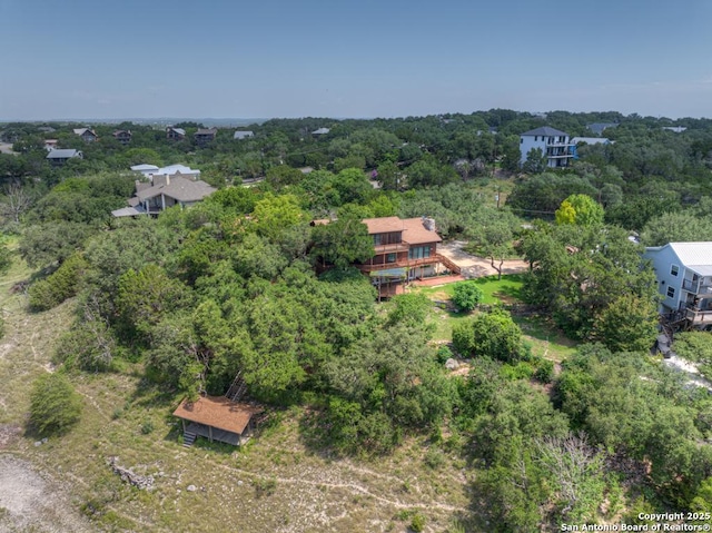 642 Lakebreeze, Canyon Lake, TX 78133 - aerial view of a forest