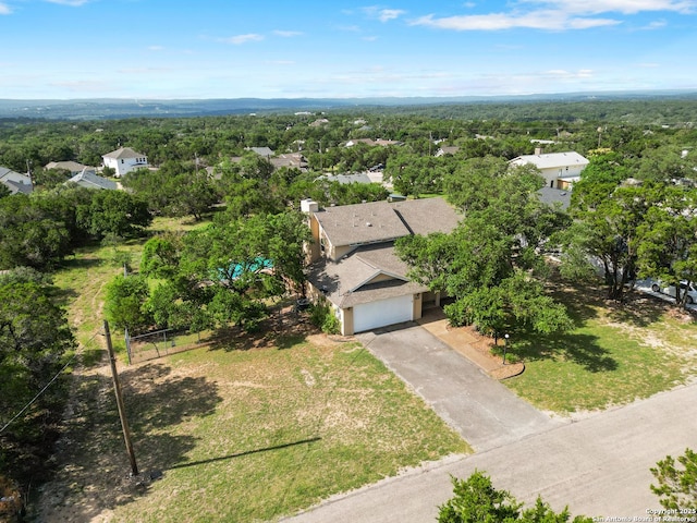 890 Live Oak, Spring Branch, TX 78070 - aerial view of property and surrounding area featuring a forest