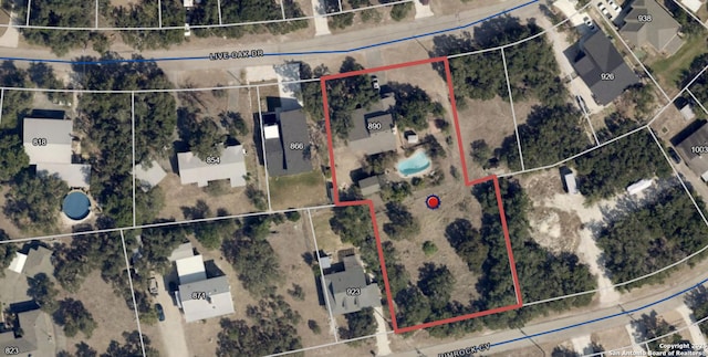 890 Live Oak, Spring Branch, TX 78070 - aerial map of property and surrounding area
