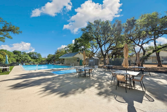 890 Live Oak, Spring Branch, TX 78070 - community pool featuring a patio area