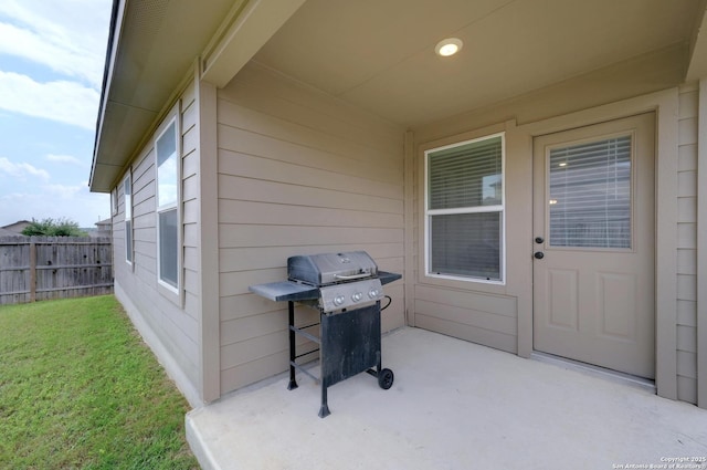 810 Brown Thrasher, San Antonio, TX 78253 - view of patio / terrace with a grill