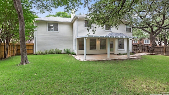 4501 Madrone, Schertz, TX 78154 - rear view of house featuring a patio area and a shingled roof