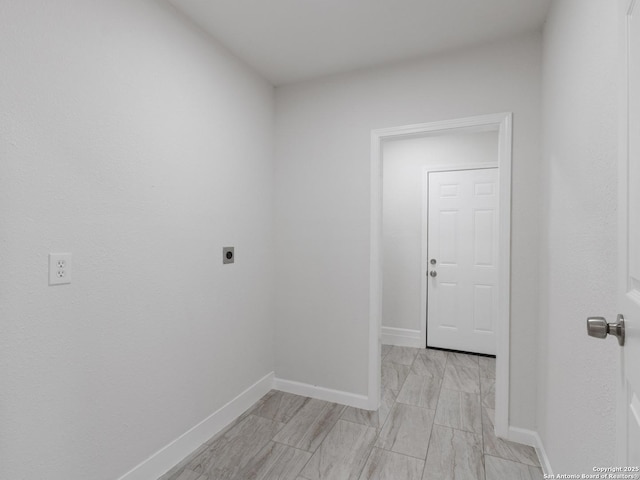 13306 Chesterton, San Antonio, TX 78217 - washroom with electric dryer hookup and baseboards