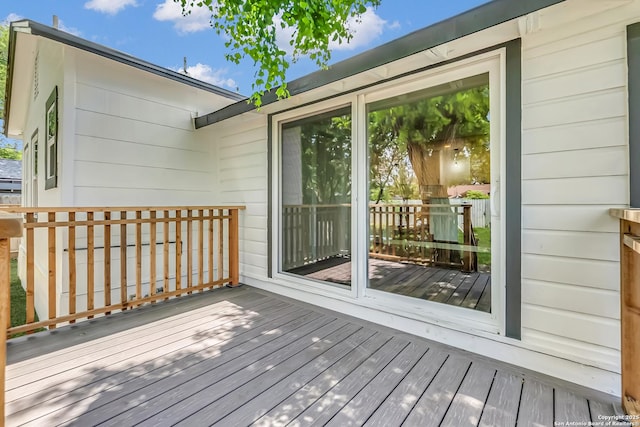 339 Thorain Blvd, San Antonio, TX 78212 - view of wooden deck