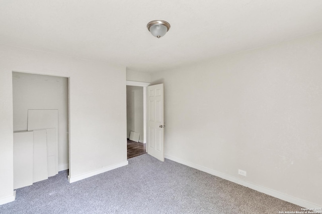 2338 Burnet, San Antonio, TX 78202 - unfurnished bedroom featuring carpet floors, baseboards, and a closet