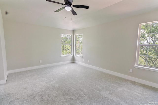 907 Amigo, San Antonio, TX 78260 - carpeted empty room featuring baseboards and ceiling fan