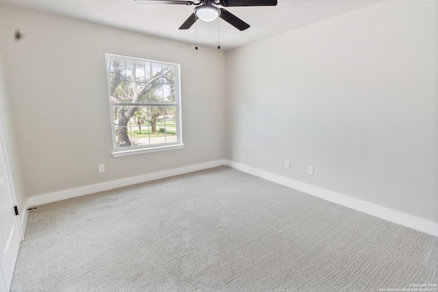907 Amigo, San Antonio, TX 78260 - carpeted spare room featuring a ceiling fan and baseboards