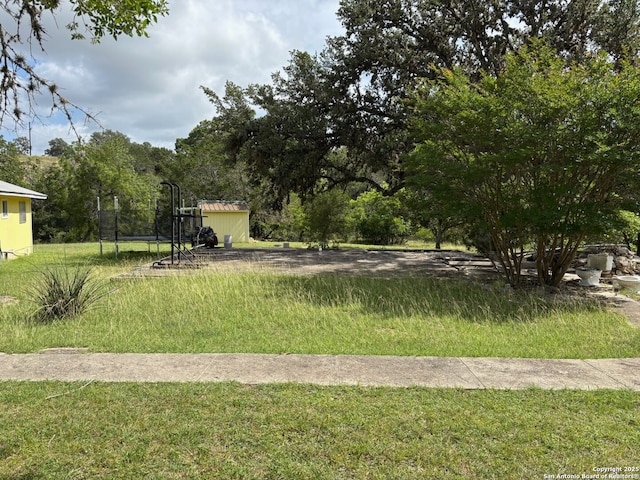 952 Madrona Rd, Pipe Creek, TX 78063 - view of yard