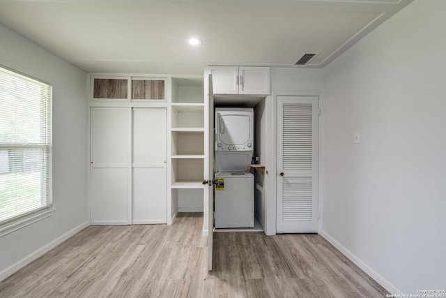 326 Sublett, San Antonio, TX 78223 - closet featuring stacked washing machine and dryer