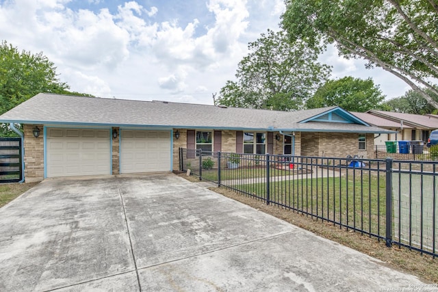 6034 Royal, San Antonio, TX 78239 - single story home featuring an attached garage, brick siding, driveway, and a shingled roof