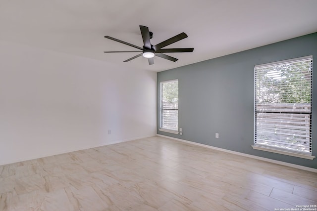 3250 Bear Spgs, San Antonio, TX 78245 - unfurnished room featuring ceiling fan and baseboards