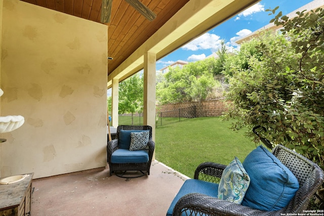 8126 Powderhorn Run, San Antonio, TX 78255 - view of patio / terrace