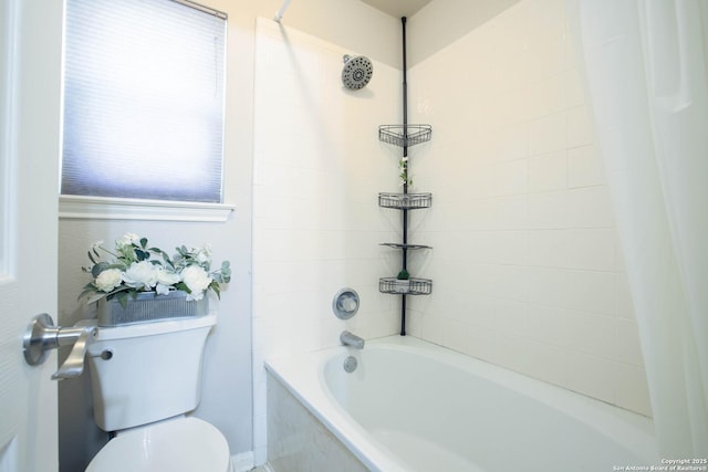3606 Mill Mdw, San Antonio, TX 78247 - bathroom with toilet and tiled shower / bath
