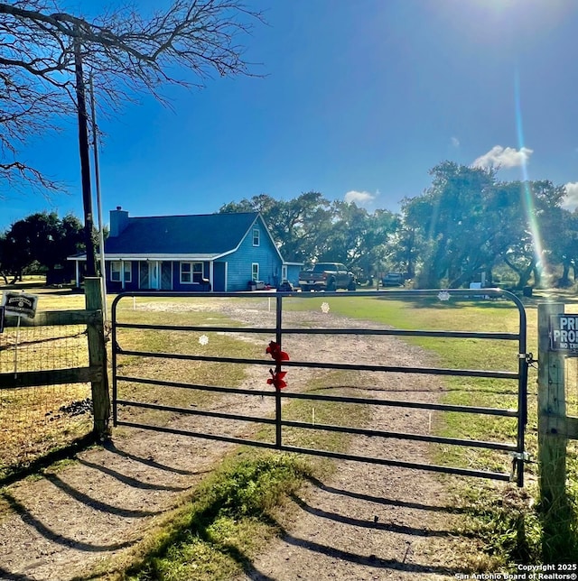 431 Shaver, Aransas Pass, TX 78336 - view of yard with a gate