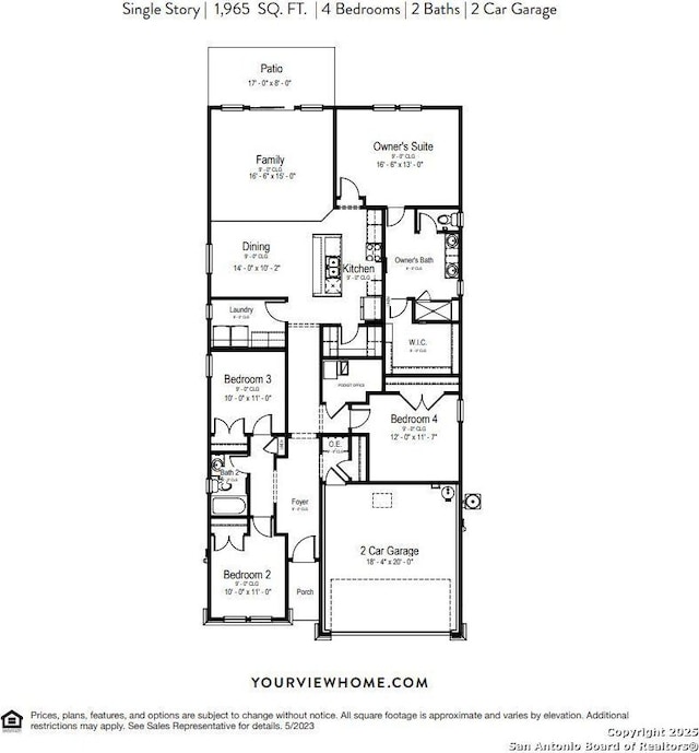 266 Connor Crk, San Antonio, TX 78253 - room layout