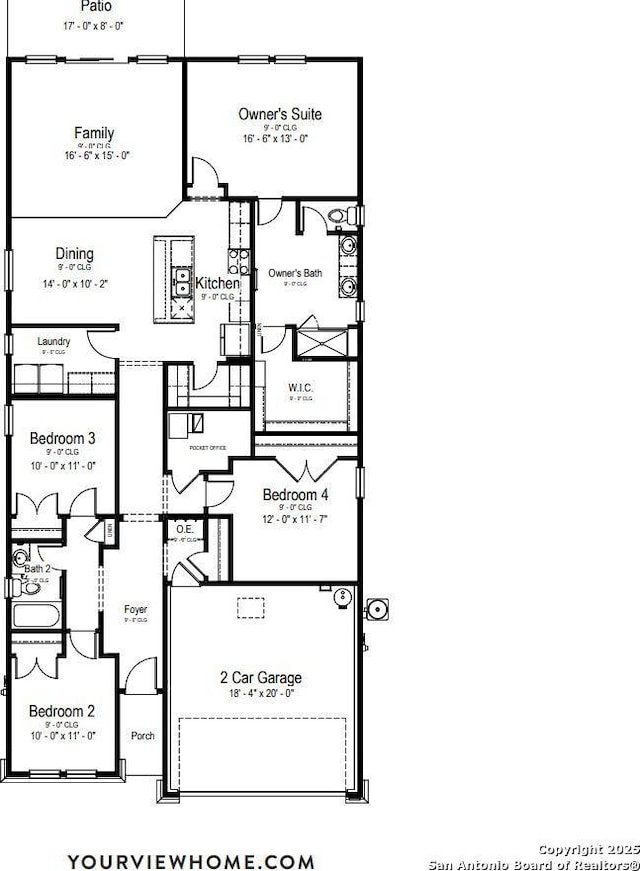979 Manger Ln, New Braunfels, TX 78130 - property floor plan