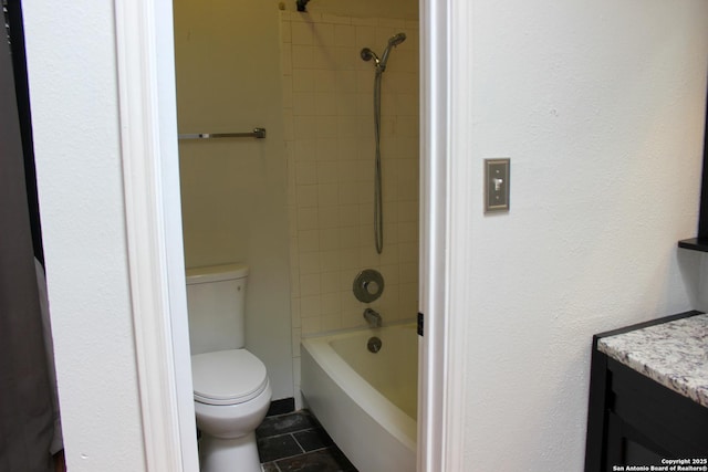 11815 Vance Jackson Unit 301, San Antonio, TX 78230 - bathroom with toilet, vanity, and bathtub / shower combination