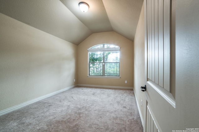 3330 Marlark Pass, San Antonio, TX 78261 - spare room with carpet, lofted ceiling, and baseboards
