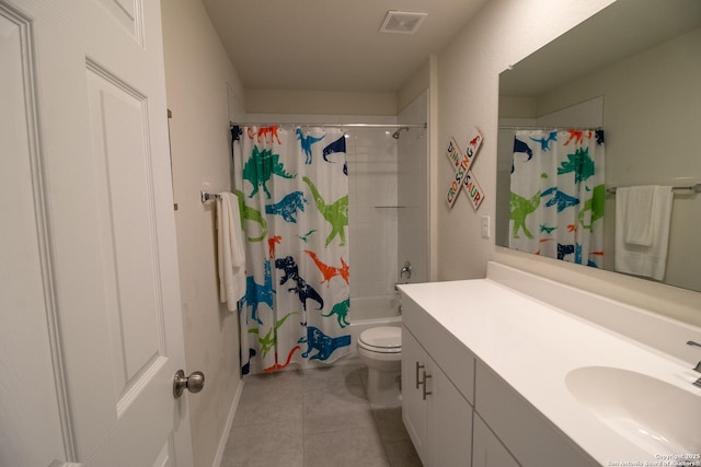 10322 Lady Bird, San Antonio, TX 78252 - bathroom with vanity, tile patterned flooring, and shower / bathtub combination with curtain