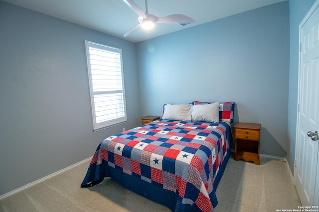 10322 Lady Bird, San Antonio, TX 78252 - carpeted bedroom featuring baseboards and a ceiling fan