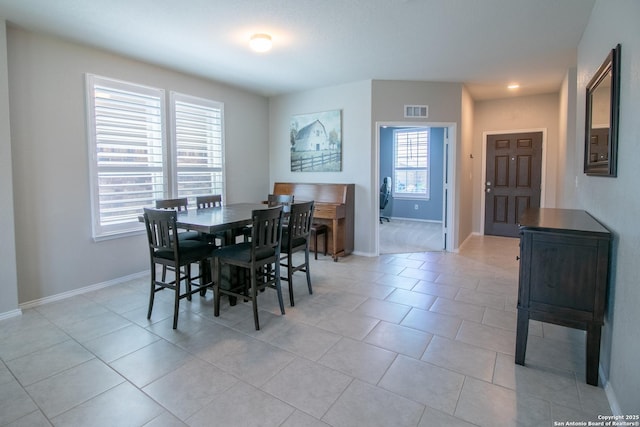 10322 Lady Bird, San Antonio, TX 78252 - dining space featuring light tile patterned floors and recessed lighting